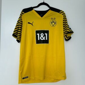 Puma Yellow Black Borussia Dortmund jersey L